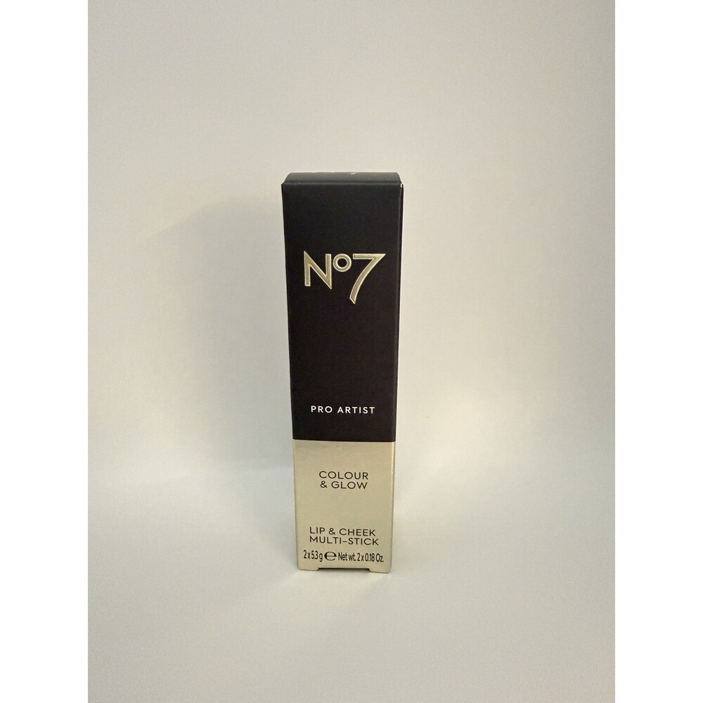 No7 Pro Artist Colour & Glow Lip & Cheek Multi Use Stick in Rose Pink/Pearl Glow